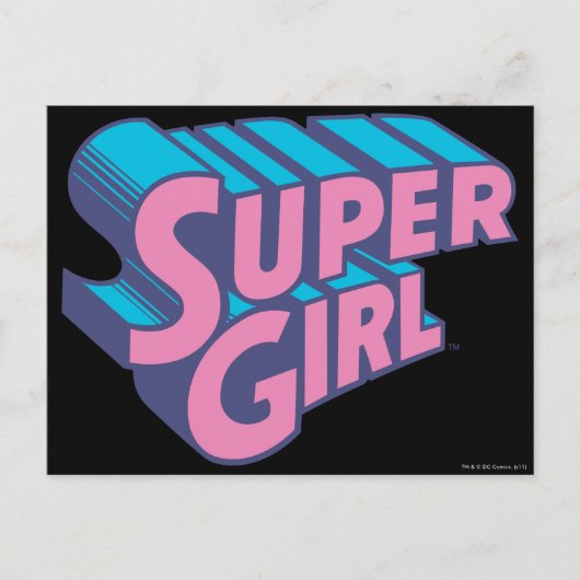 Supergirl J-Pop 10 Briefkaart (Voorkant)