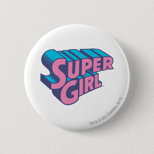 Supergirl J-Pop 10 Ronde Button 5,7 Cm (Voorkant)