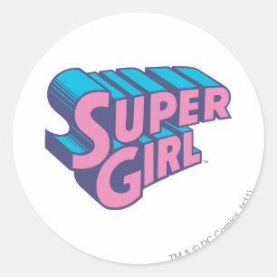 Supergirl J-Pop 10 Ronde Sticker