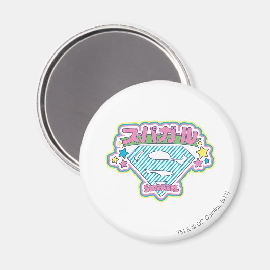Supergirl J-Pop 12 Magneet (Voorkant / Achterkant)