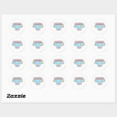 Supergirl J-Pop 12 Ronde Sticker (Vel)