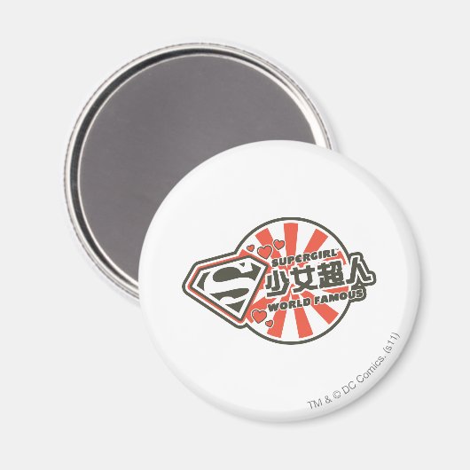 Supergirl J-Pop 13 Magneet (Voorkant / Achterkant)