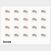 Supergirl J-Pop 1 Ronde Sticker (Vel)