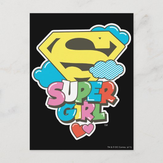 Supergirl J-Pop 5 Briefkaart (Voorkant)