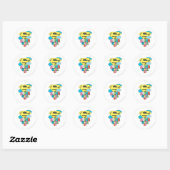 Supergirl J-Pop 5 Ronde Sticker (Vel)