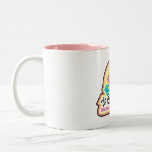 Supergirl J-Pop 8 Tweekleurige Koffiemok (Links)