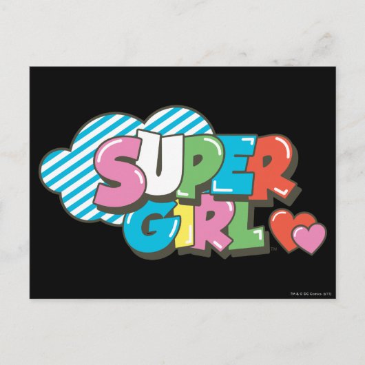 Supergirl J-Pop 9 Briefkaart (Voorkant)