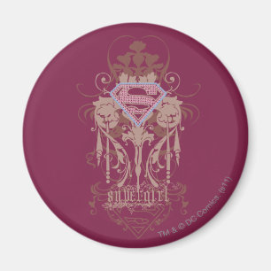 Supergirl Jewel Logo Magneet