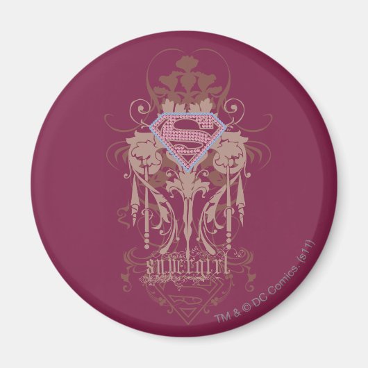 Supergirl Jewel Logo Magneet (Voorkant)