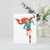 Supergirl klaar voor gebruik briefkaart (Staand voorkant)