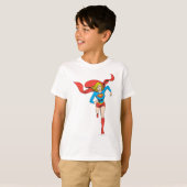 Supergirl klaar voor gebruik t-shirt (Voorkant volledig)