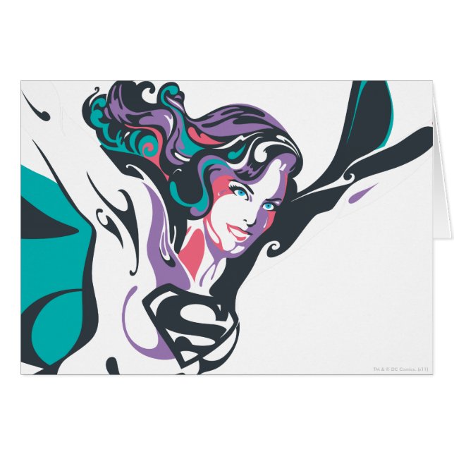 Supergirl Kleur plash Pose 3 (Voorkant Horizontaal)