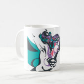 Supergirl Kleur plash Pose 3 Koffiemok (Voorkant links)