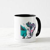 Supergirl Kleur plash Pose 3 Mok (Voorkant rechts)