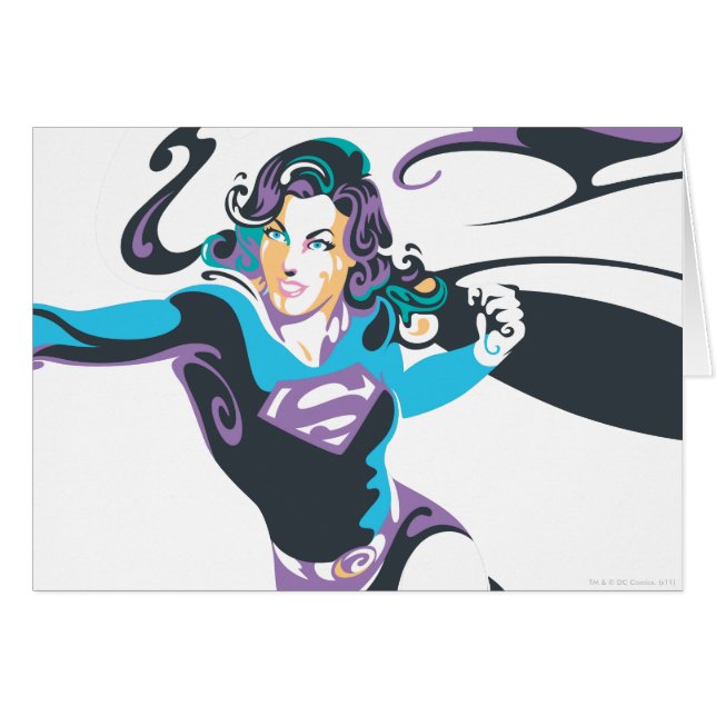 Supergirl Kleur plash Pose 4 (Voorkant Horizontaal)