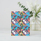 Supergirl kleurenpatroon met schouderriem 1 briefkaart (Staand voorkant)