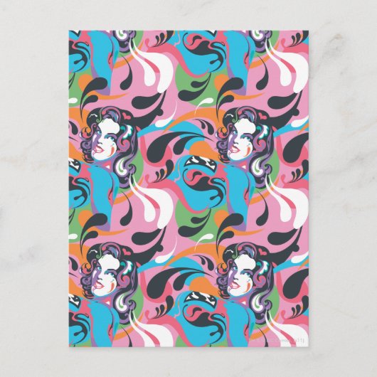 Supergirl kleurenpatroon met schouderriem 2 briefkaart (Voorkant)