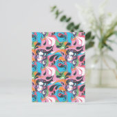 Supergirl kleurenpatroon met schouderriem 2 briefkaart (Staand voorkant)