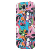 Supergirl kleurenpatroon met schouderriem 2 Case-Mate samsung galaxy hoesje (Achterkant Links)