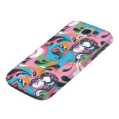 Supergirl kleurenpatroon met schouderriem 2 Case-Mate samsung galaxy hoesje (Onderkant)