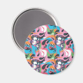 Supergirl kleurenpatroon met schouderriem 2 magneet (Voorkant / Achterkant)