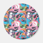 Supergirl kleurenpatroon met schouderriem 2 magneet (Voorkant)