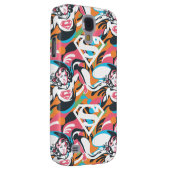 Supergirl kleurenpatroon met schouderriem 4 Case-Mate samsung galaxy hoesje (Back/Rechts)