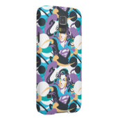 Supergirl kleurenpatroon met schouderriem 5 Case-Mate samsung galaxy hoesje (Back/Rechts)