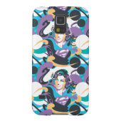 Supergirl kleurenpatroon met schouderriem 5 Case-Mate samsung galaxy hoesje (Achterkant)