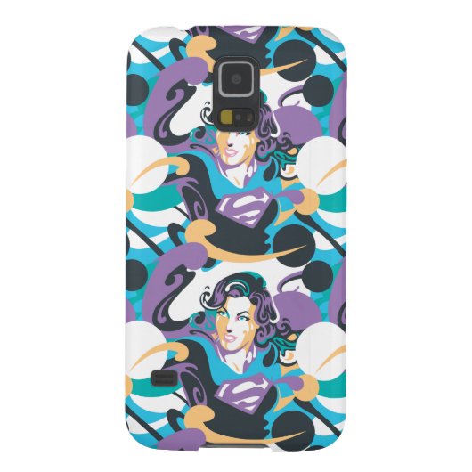 Supergirl kleurenpatroon met schouderriem 5 Case-Mate samsung galaxy hoesje (Achterkant)