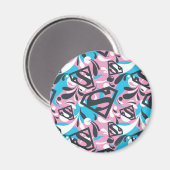 Supergirl kleurenpatroon met schouderriem 6 magneet (Voorkant / Achterkant)