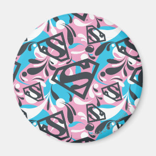 Supergirl kleurenpatroon met schouderriem 6 magneet