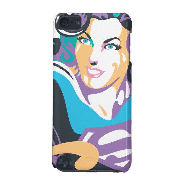 Supergirl-kleurenschouderriem 1 iPod touch 5G hoesje (Achterkant)