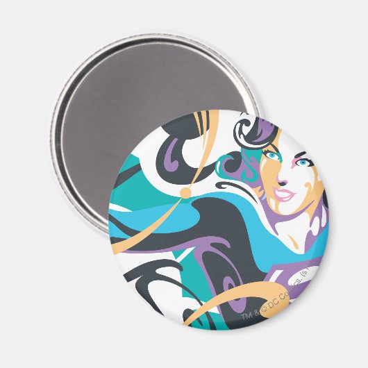 Supergirl-kleurenschouderriem 1 magneet (Voorkant / Achterkant)