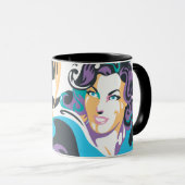 Supergirl-kleurenschouderriem 1 mok (Voorkant rechts)