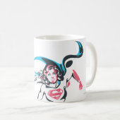 Supergirl kleurspuitje 2 koffiemok (Voorkant rechts)