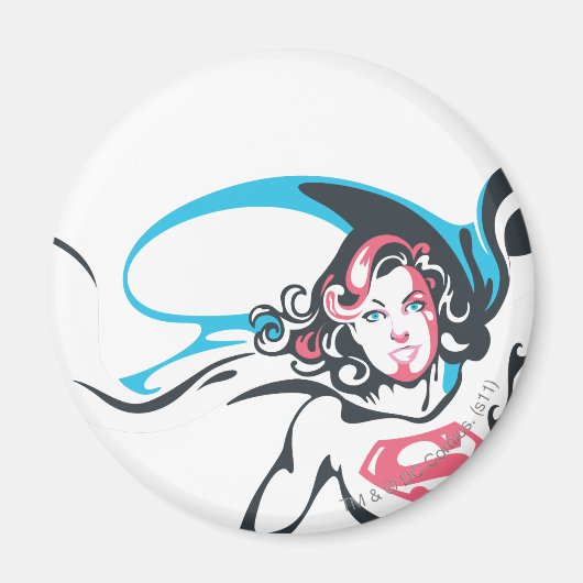 Supergirl kleurspuitje 2 magneet (Voorkant)