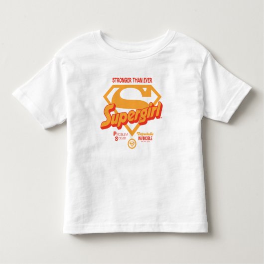 Supergirl krachtiger dan ooit tevoren grafisch kinder shirts (Voorkant)