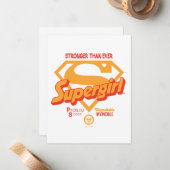 Supergirl krachtiger dan ooit tevoren grafisch notitiekaartje (Voorkant / Achterkant in situ)