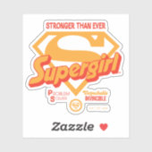 Supergirl krachtiger dan ooit tevoren grafisch sticker (Vel)