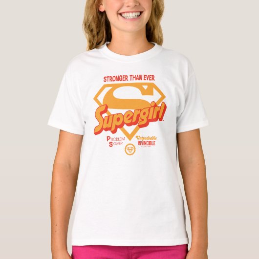 Supergirl krachtiger dan ooit tevoren grafisch t-shirt (Voorkant)