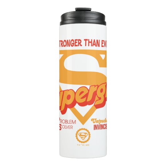 Supergirl krachtiger dan ooit tevoren grafisch thermosbeker (Voorkant)