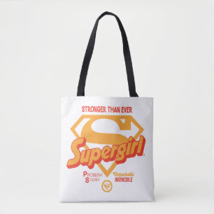 Supergirl krachtiger dan ooit tevoren grafisch tote bag