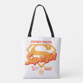 Supergirl krachtiger dan ooit tevoren grafisch tote bag (Achterkant)