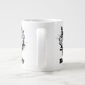 Supergirl krantenpapier S-Shield Grote Koffiekop (Achterkant)