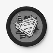 Supergirl krantenpapier S-Shield Papieren Bordje (Voorkant)
