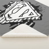 Supergirl krantenpapier S-Shield Sherpa Deken (3/4)