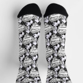 Supergirl krantenpapier S-Shield Sokken (Top)