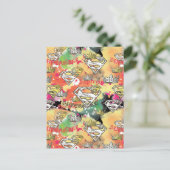 Supergirl kroonpatroon briefkaart (Staand voorkant)