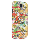 Supergirl kroonpatroon Case-Mate samsung galaxy hoesje (Back/Rechts)